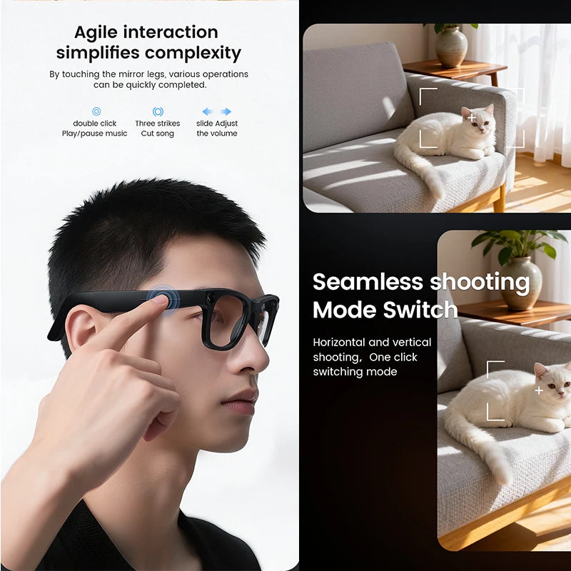 TechBricks AI Smart Glasses