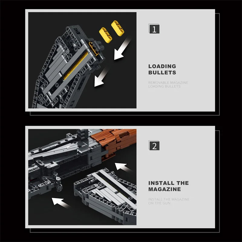 TechBricks AK47 Building Block Set