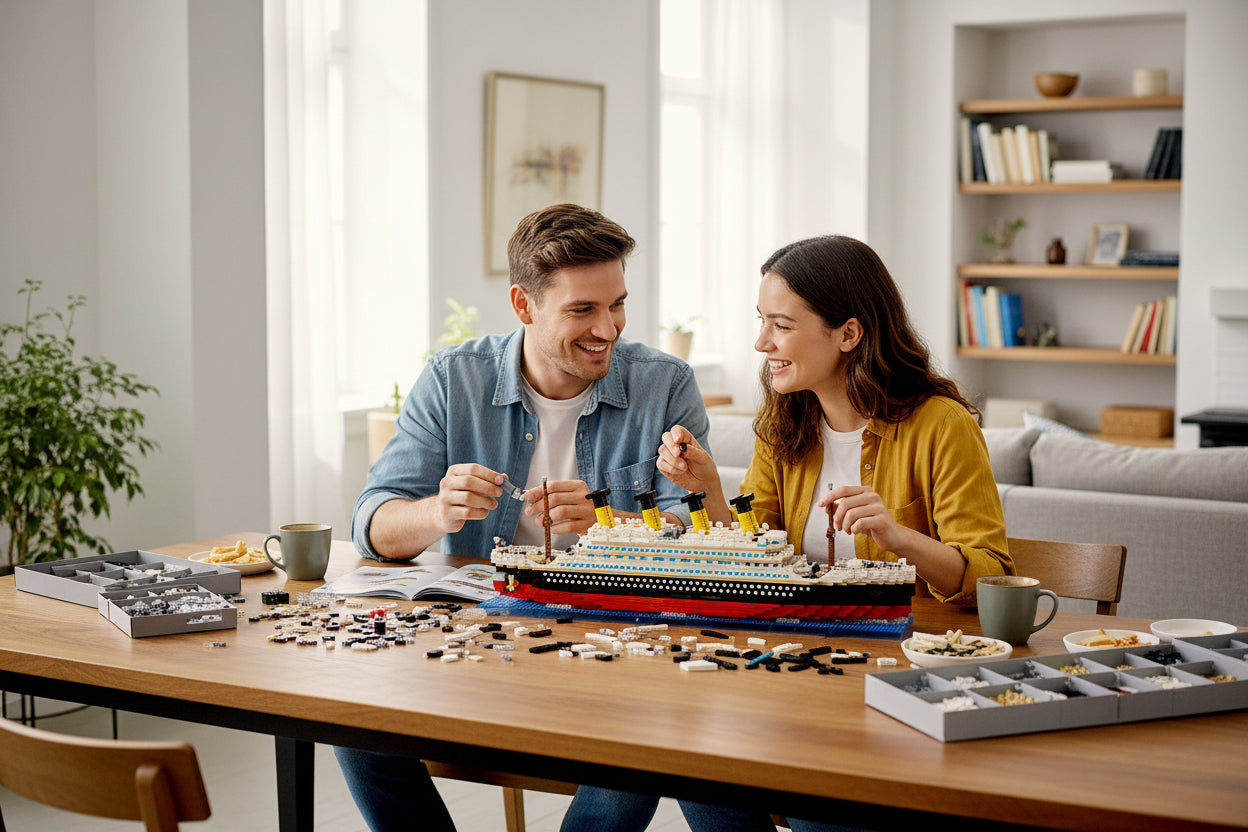 TechBricks - Titanic Mini Building Block Set - 4404 Pieces