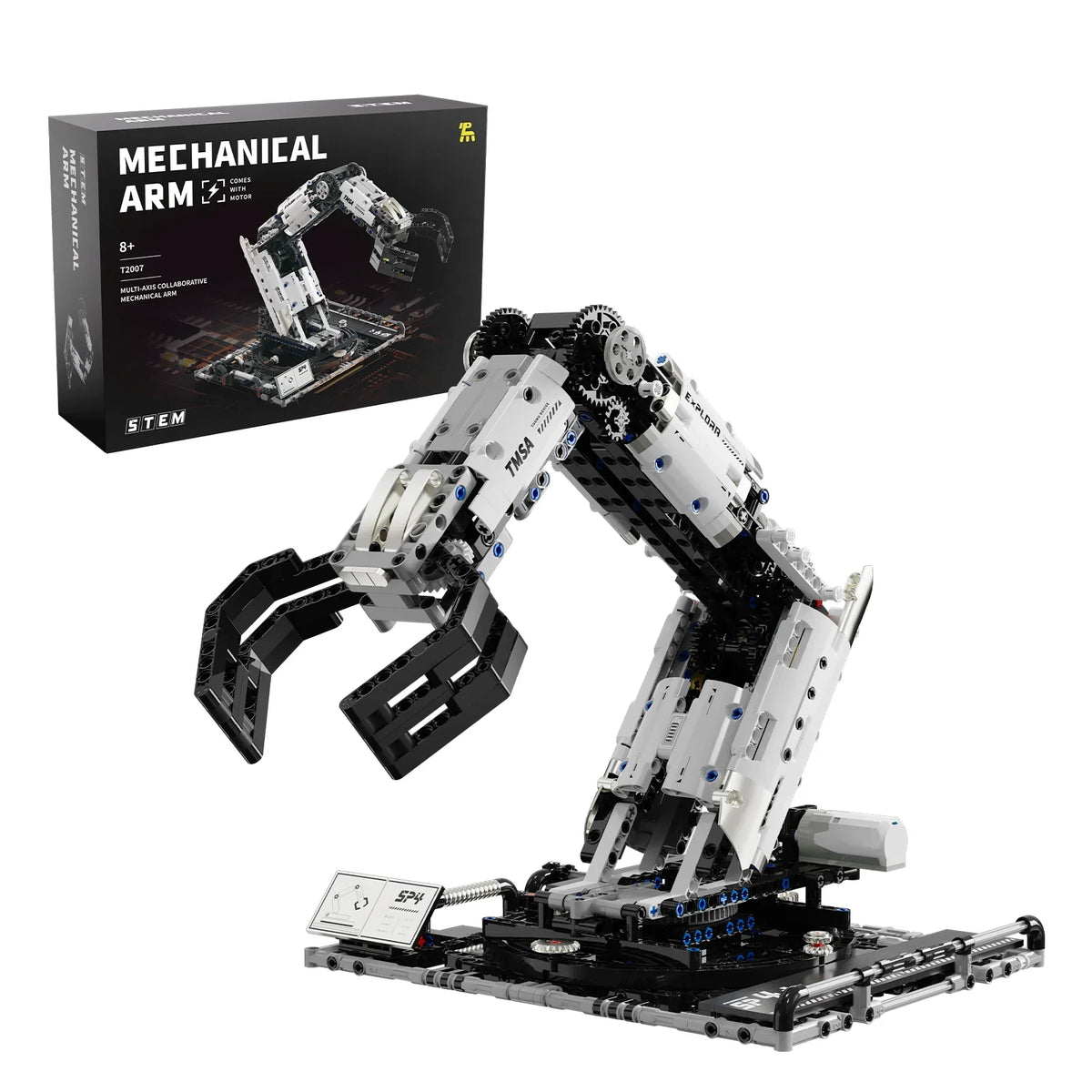 Remote control robotic arm STEM building kit by TechBricks