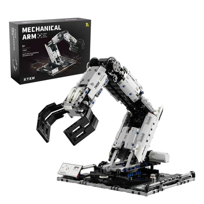 Remote control robotic arm STEM building kit by TechBricks