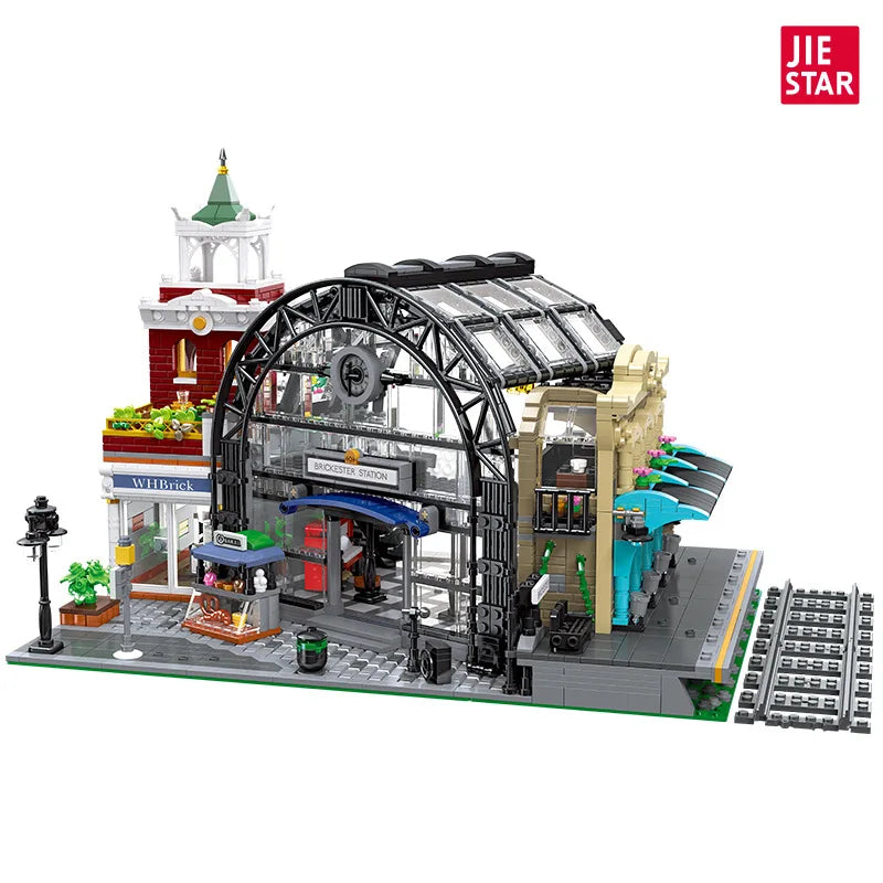 TechBricks Train Station Adventure Building Set - Assembly Toy - 2720 Pieces