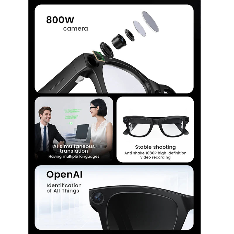 TechBricks AI Smart Glasses