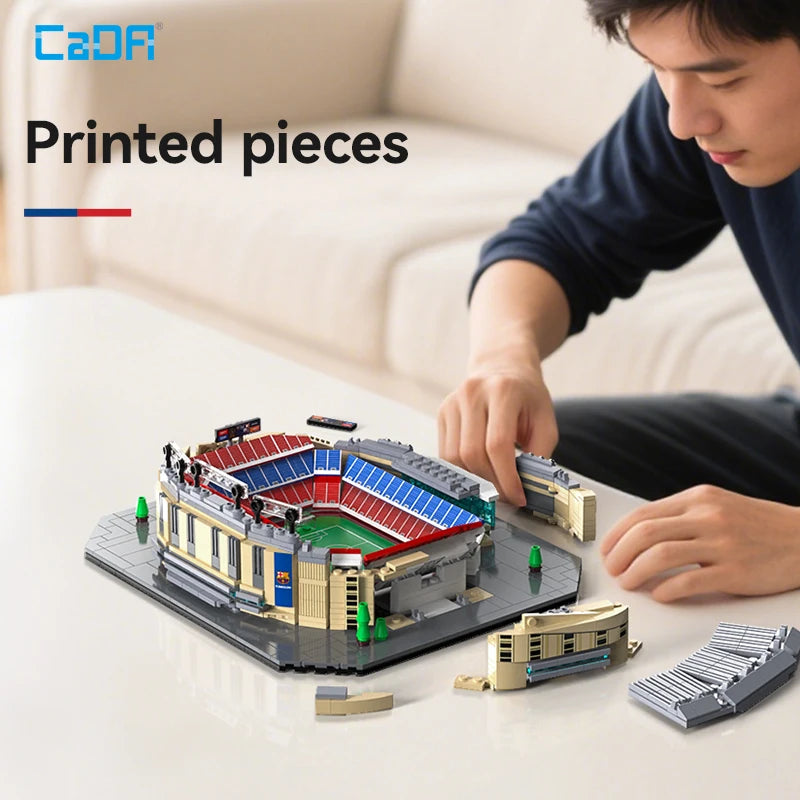 TechBricks Camp Nou Stadium (FC Barcelona) Building Block Set – 728 Pieces
