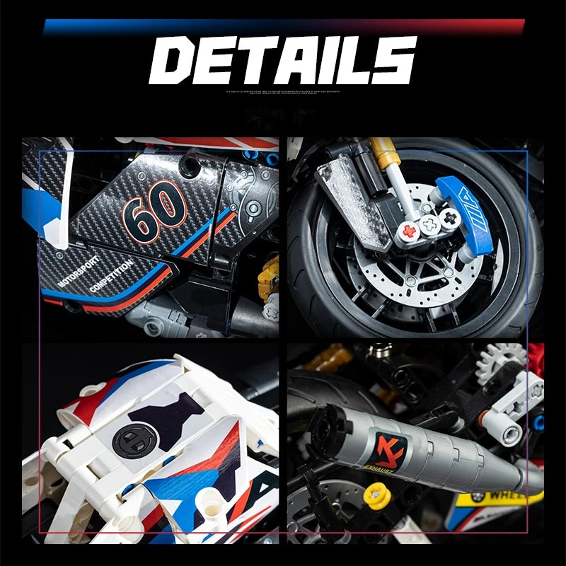 TechBricks Technical Racer 1000 RR Building Block Set