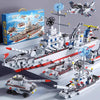 Aircraft carrier building block set by TechBricks
